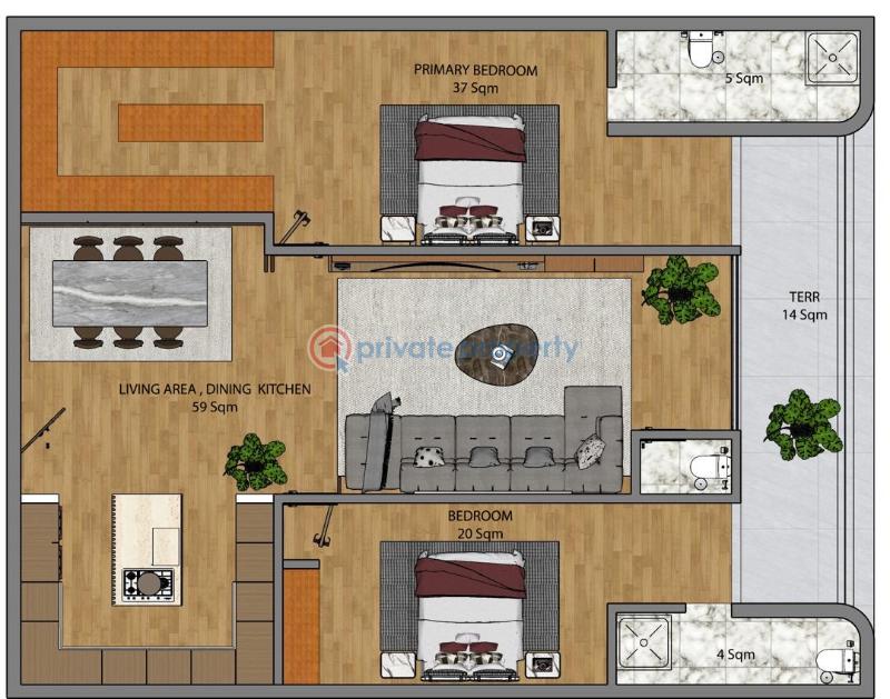 2 bedroom Flat & Apartment For Sale Lekki Foreshore Lekki Phase 1 Lagos - 10