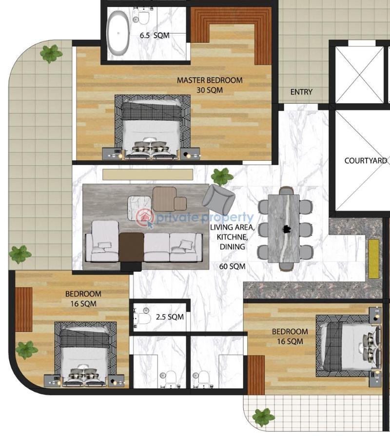 2 bedroom Flat & Apartment For Sale Lekki Foreshore Lekki Phase 1 Lagos - 14