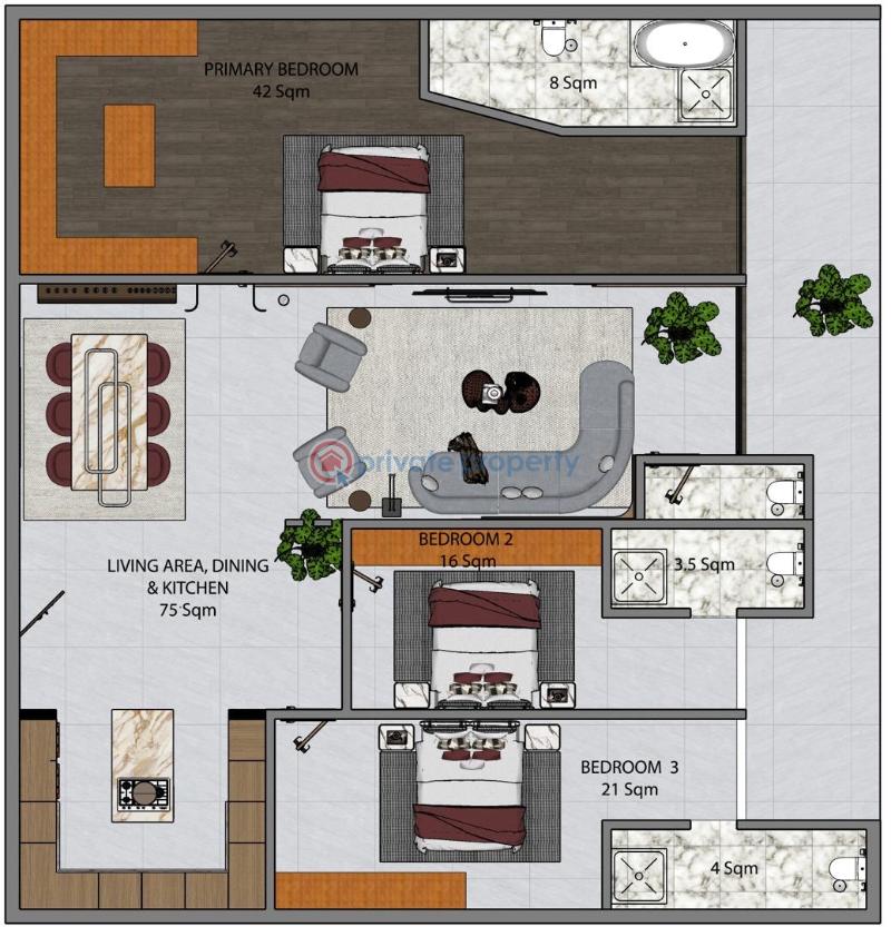2 bedroom Flat & Apartment For Sale Lekki Foreshore Lekki Phase 1 Lagos - 11