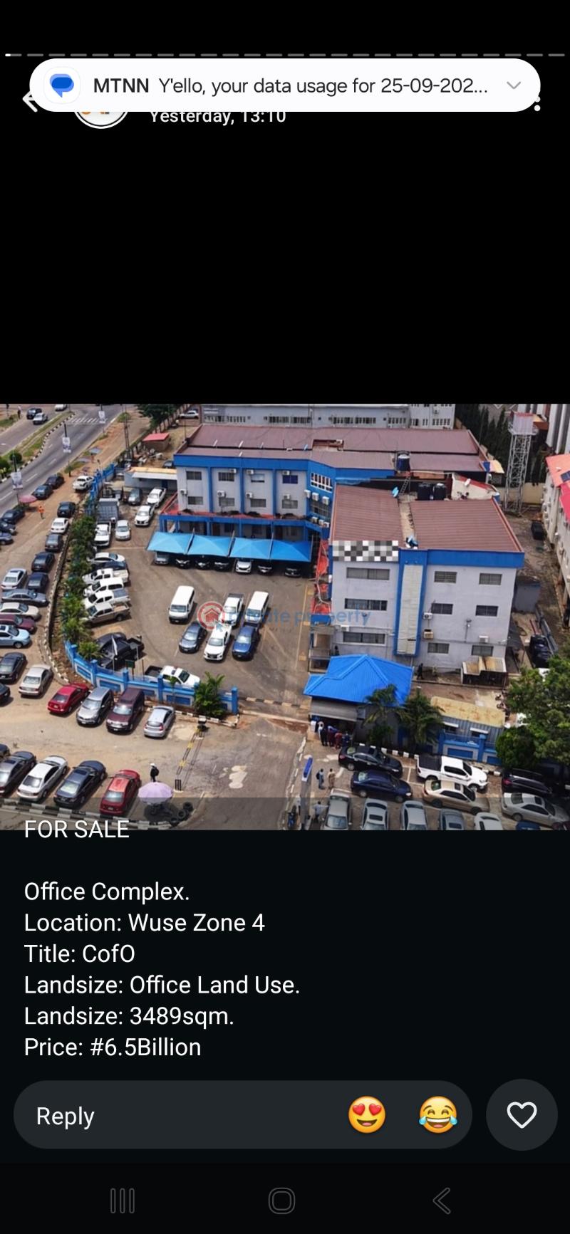 Mall/Complex/Plaza For Sale The Office Complex Is At Wuse Zone 4 Wuse II Abuja Phase 1  - 1