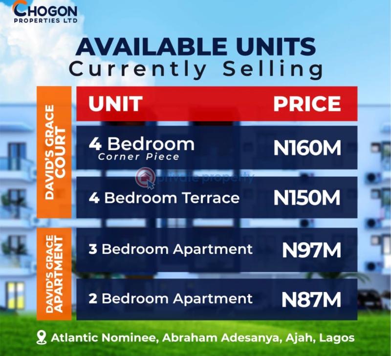 2 bedroom Block Of Flats For Sale David's Grace Apartments, Atlantic Nominee Layout, Lekki Epe Express Abraham Adesanya Ajah Lagos - 9