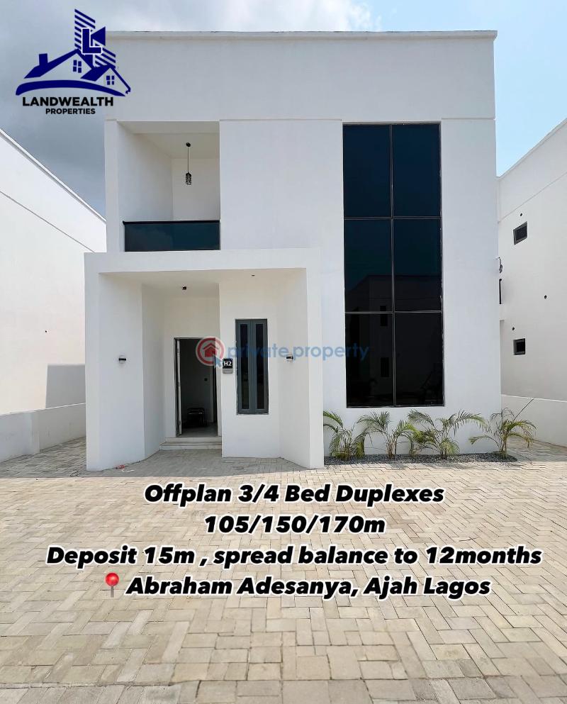 3 bedroom Detached Duplex For Sale Abraham Adesanya Ajah Lagos - 0
