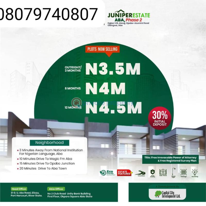 Residential Land For Sale Aba South Abia