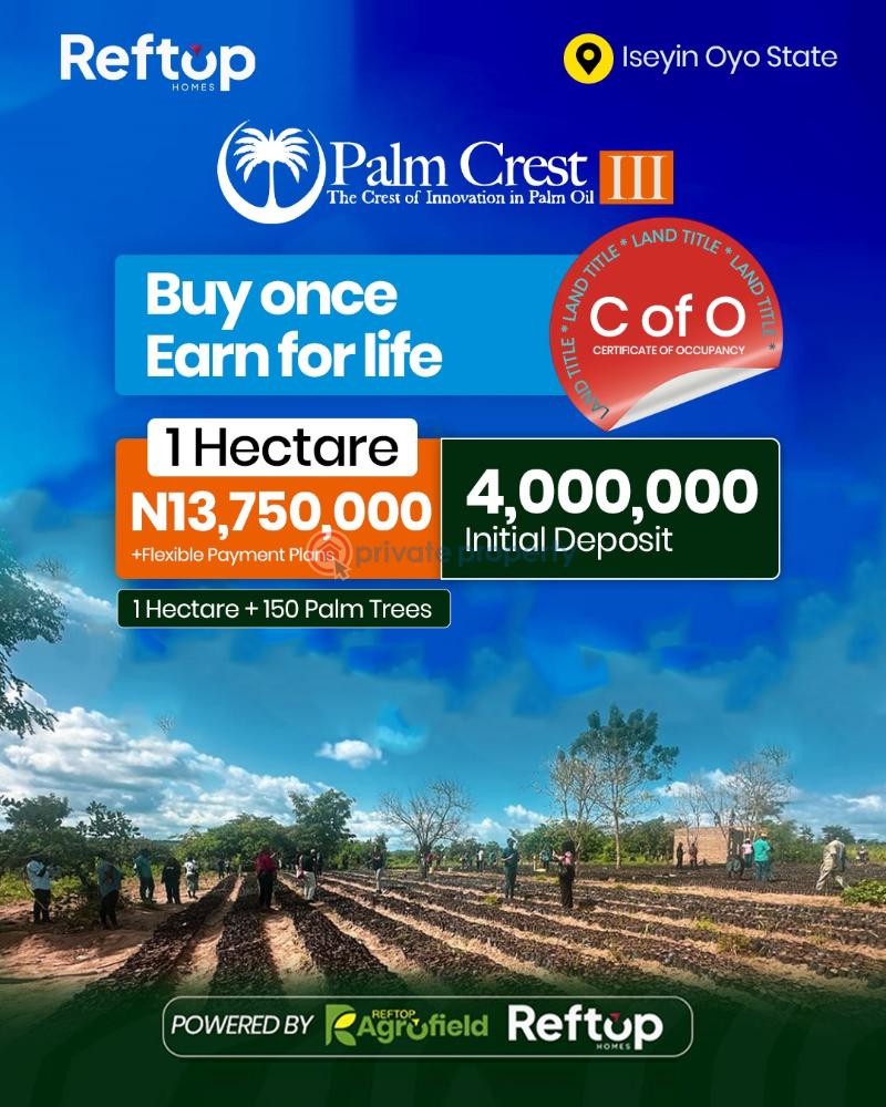 Commercial Land For Sale Palm Crest Phase 3 Iseyin Oyo State Iseyin Ibadan Oyo - 0