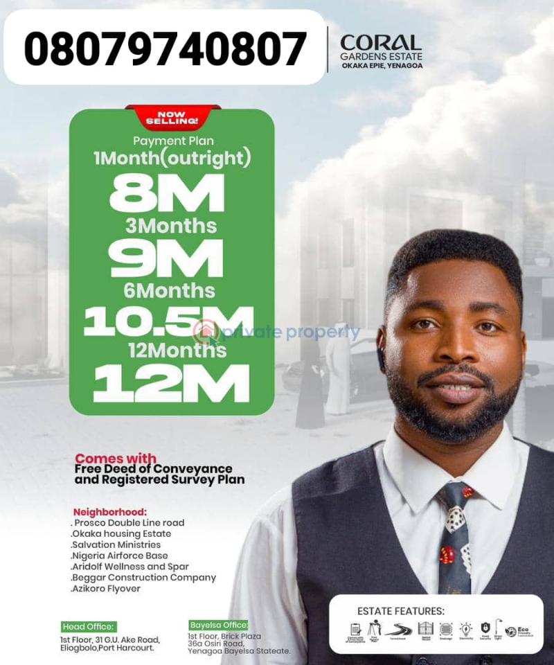 Residential Land For Sale Yenegoa Bayelsa