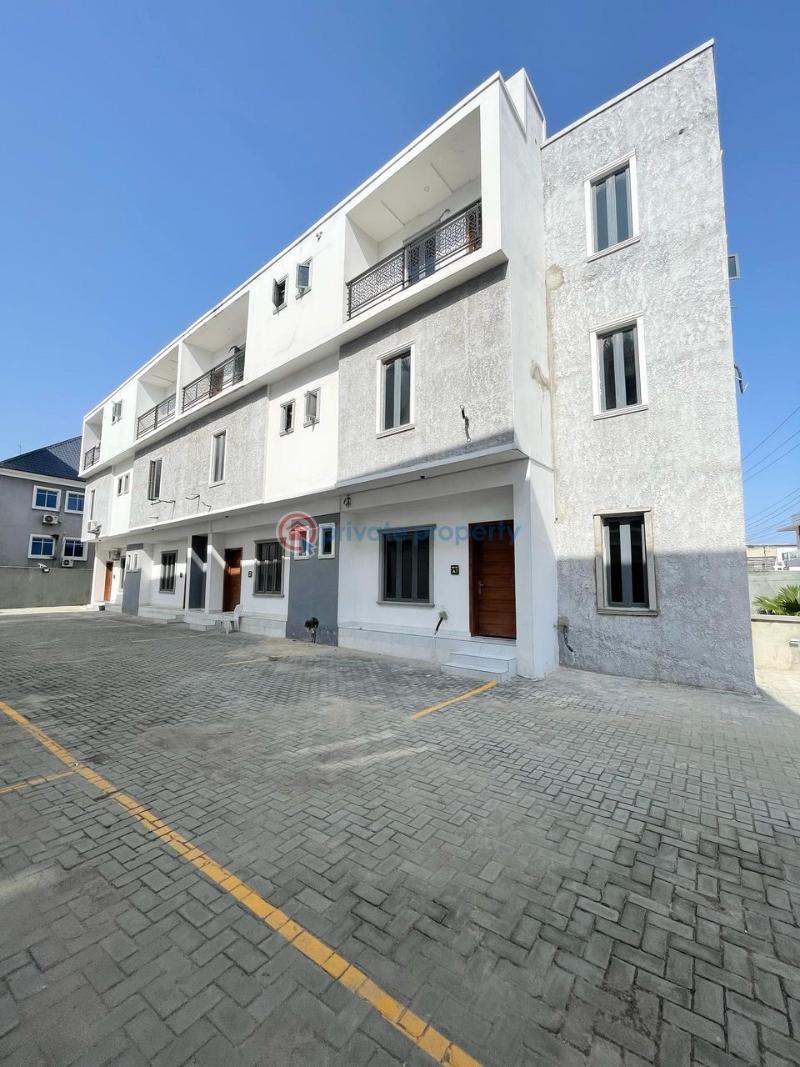 Ologolo lekki luxurious duplex*   4bedrooms terraces for sale!! - 1 4 bedroom Terraced Duplex For Sale Ologolo Lekki Lagos - 1