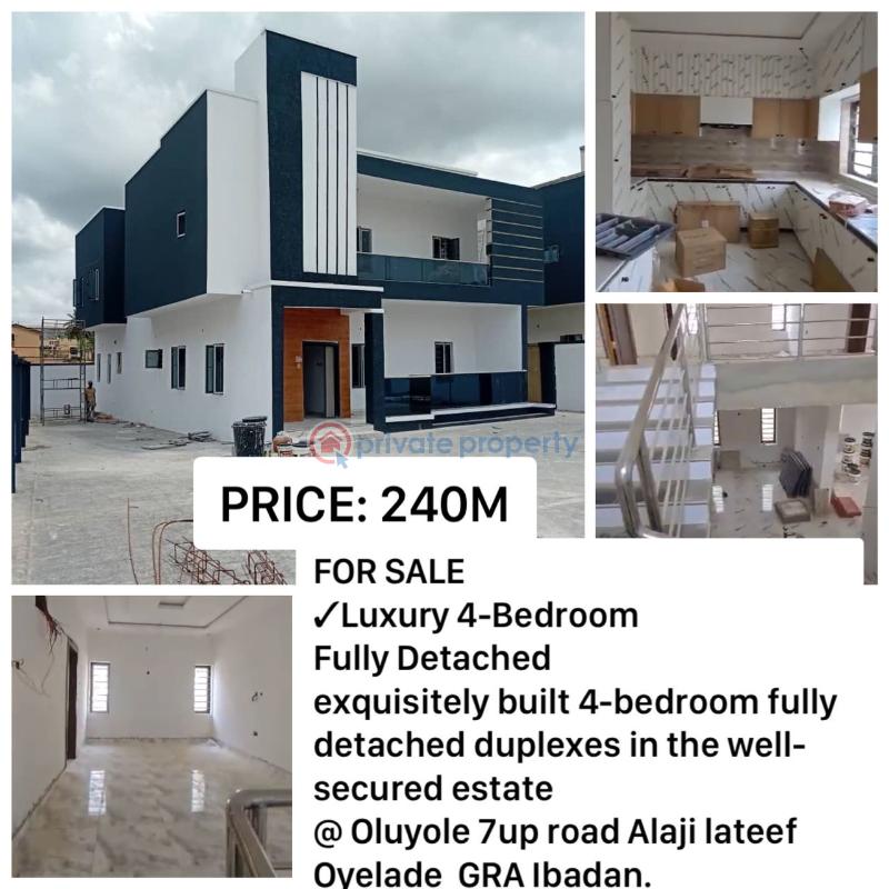 Detached Duplex For Sale Oluyole 7up Road Alaji Lateef Oyelade Gra Ibadan. Ibadan Oyo