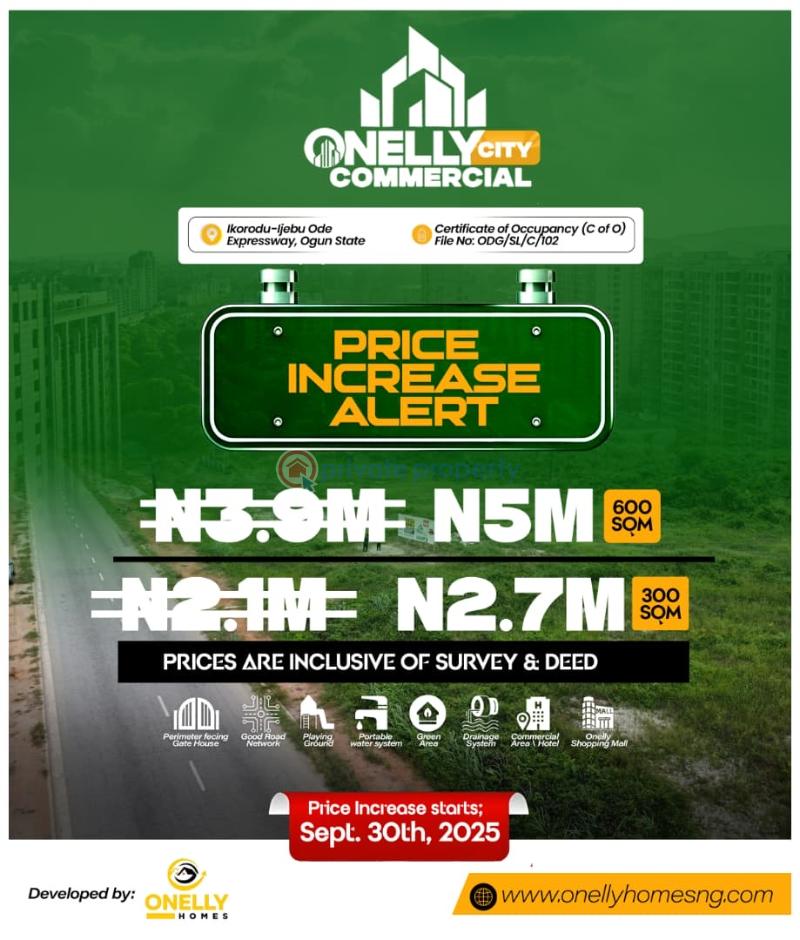 Commercial Land For Sale Ikorodu Ijebu Ogun