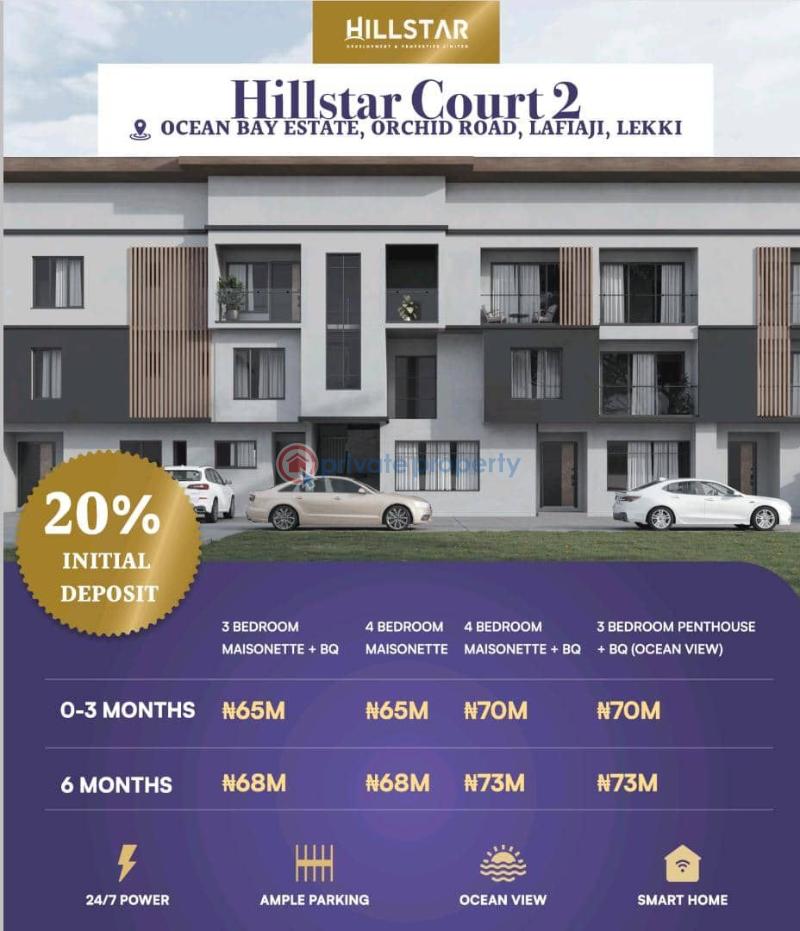 4 bedroom Terrace For Sale Ocean Bay Ocean Bay Estate, Orchid Road Chevron Lekki Lafiaji Lekki Lagos - 0