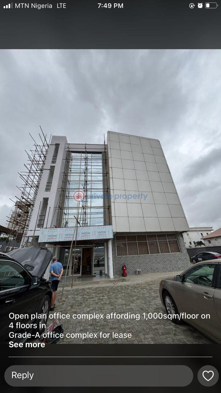 Open plan office complex - 1 Commercial Property For Rent Victoria Island Extension Lagos - 1