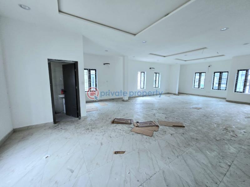 Open space office on ground floor - 1 1 bedroom Office For Rent Chevron Drive Lekki Lagos - 1