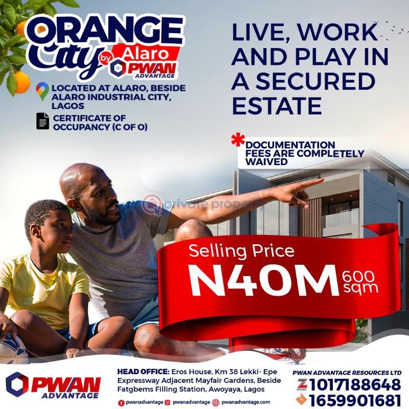 Residential Land For Sale Free Zone, Lekki Lagos