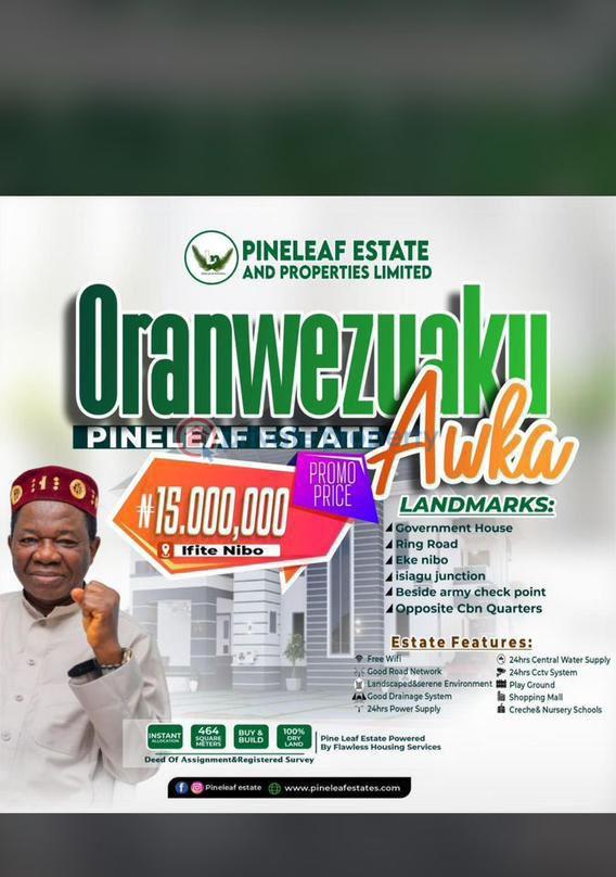 Residential Land For Sale Ifite Nibo, Akwa. Awka North Anambra