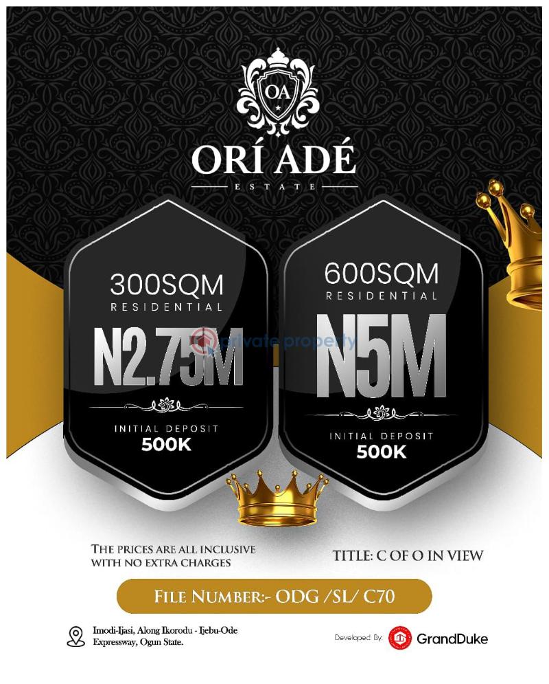 Residential Land For Sale Amodi Ijasi, Along Ikorodu Ijebu Ode Express Road Ijebu Ogun - 0