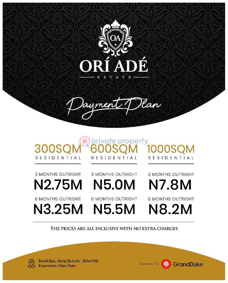 Residential Land For Sale Amodi Ijasi, Along Ikorodu Ijebu Ode Express Road Ijebu Ogun - 1