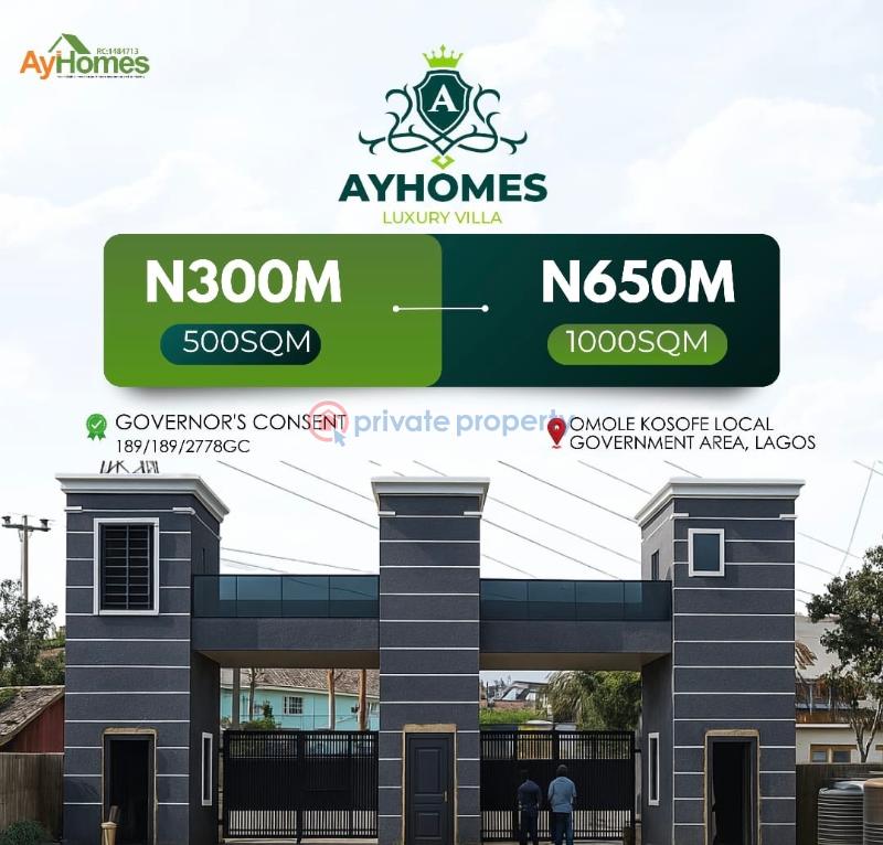 Residential Land For Sale Omole Kosose Local Government Area, Lagos, Nigeria Ikeja Lagos - 0