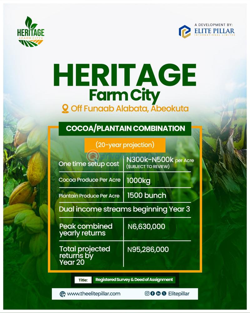 Industrial Land For Sale Five Minutes Drive Away From The University Of Agriculture. Alabata Abeokuta Ogun - 5