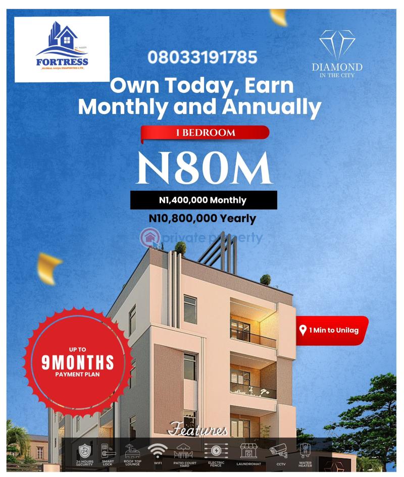 1 bedroom Block Of Flats For Sale Akoka, Yaba, 1 Minute From University Of Lagos Akoka Yaba Lagos - 0