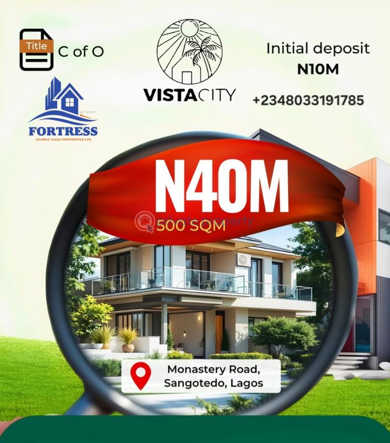 Mixed use Land For Sale Monastery Road, Close To Lagos Calabar Coastal Highway Monastery Road Sangotedo Lagos