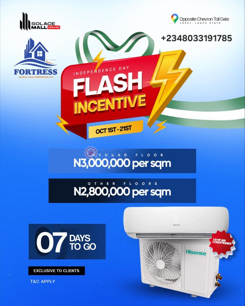 Shop For Sale Orchid Road, Lekki Along Lekki Expressway Lagos - 0