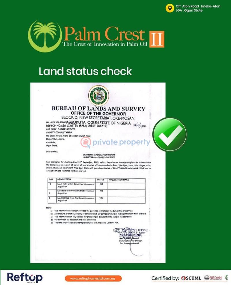 Land For Sale Ogun area  - 4