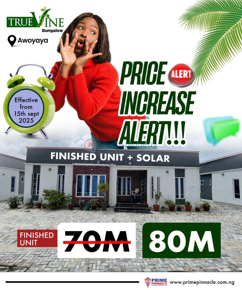3 bedroom Bungalow For Sale Awoyaya Ajah Lagos - 1