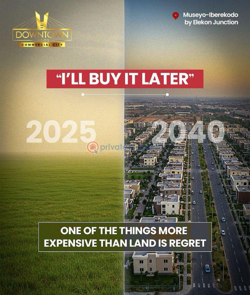 Commercial Land For Sale Eleko Junction Iberekodo Ibeju-Lekki Lagos - 1