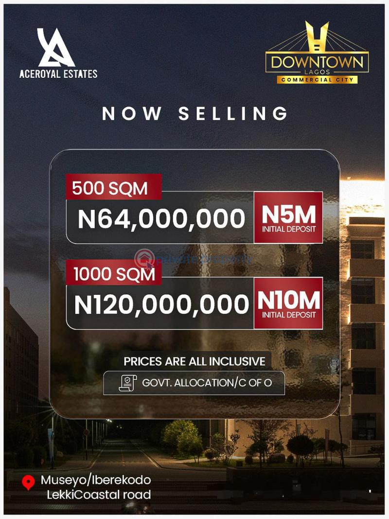 Commercial Land For Sale Eleko Junction Iberekodo Ibeju-Lekki Lagos - 0
