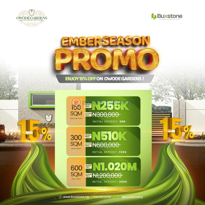 Residential Land For Sale Canaanland, Bell University, Covenant University, Federal Polytechnics Ilaro Idiroko, Ado Odo Ota Ogun - 0