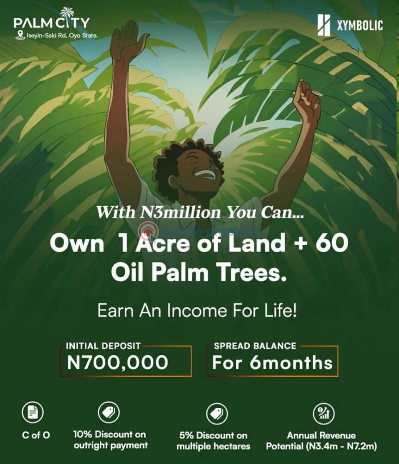 Land For Sale Iseyin Saki Road Oyo  - 2