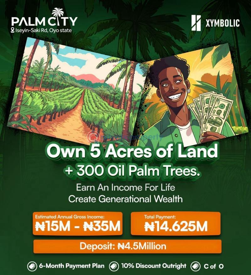 Land For Sale Iseyin Saki Road Oyo  - 1