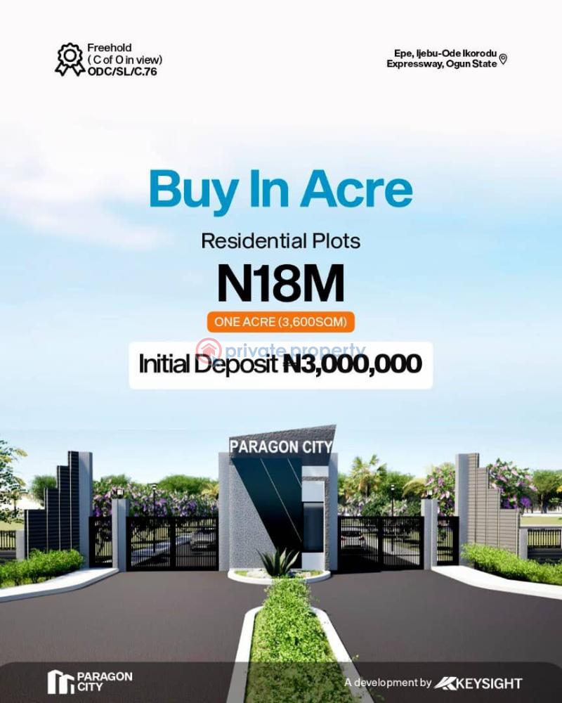 Residential Land For Sale Epe Ijebu Ode Ikorodu Expressway Ijebu Ogun - 1