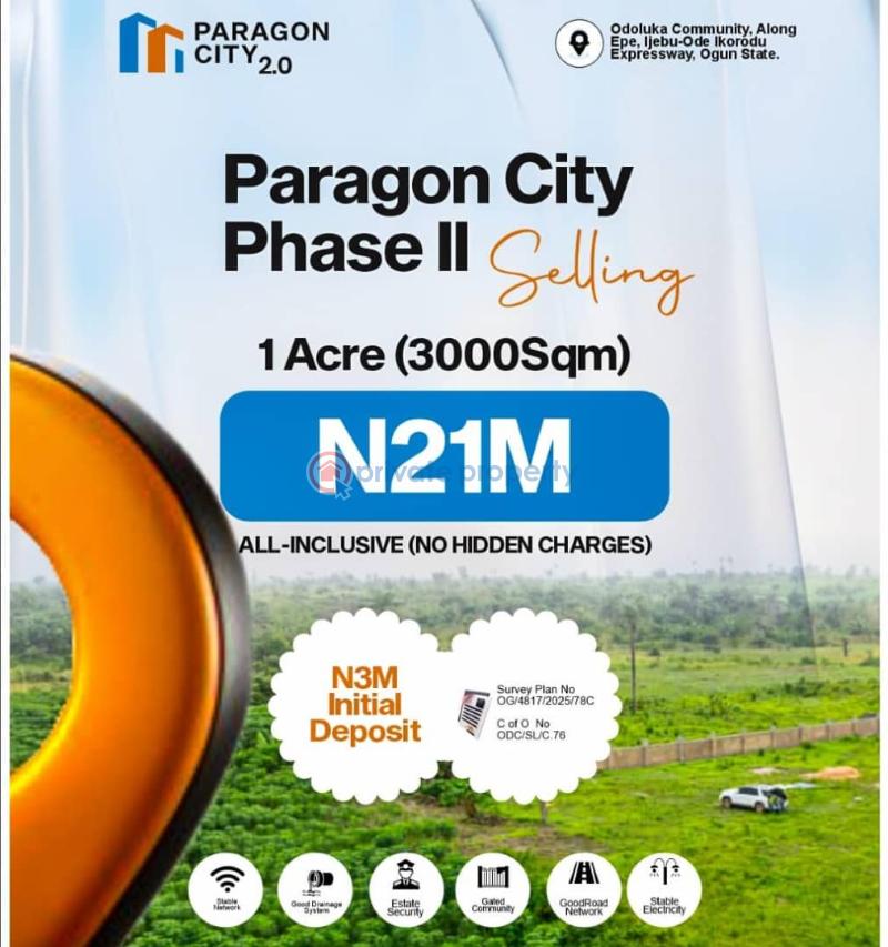 Residential Land For Sale Oduluka Community, Along Epe–ijebu Ode/ikorodu Expressway Ijebu Ogun - 1