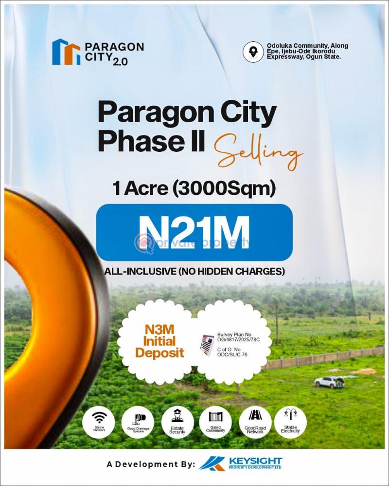 Residential Land For Sale Epe Ijebu Express Way Ijebu Ogun - 1