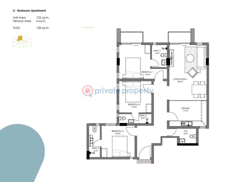 3 bedroom Flat & Apartment For Sale Victoria Island Lagos - 6