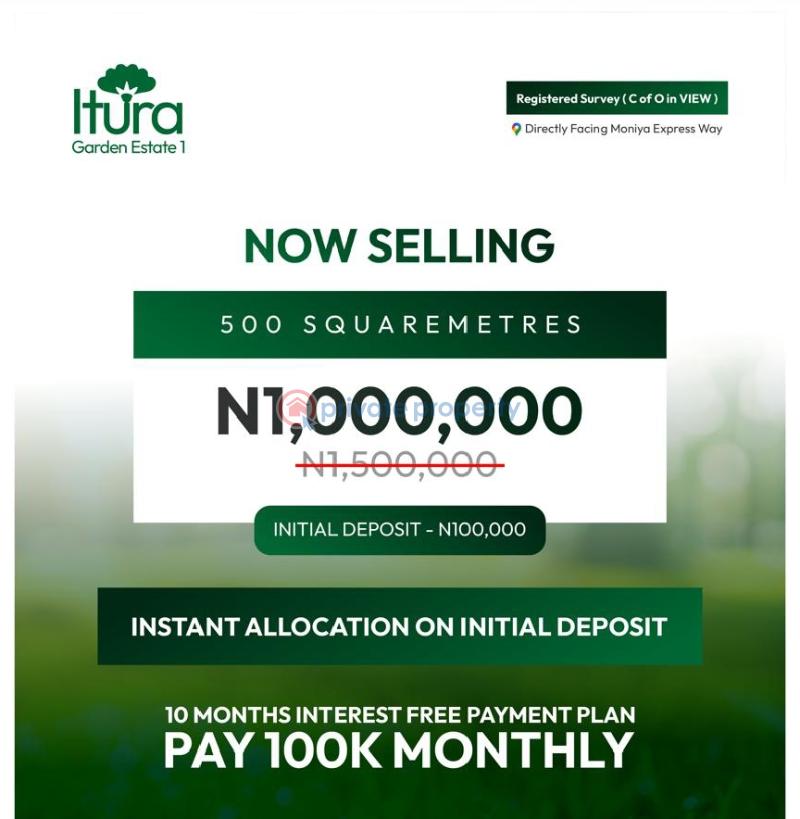 Land For Sale Moniya Ibadan Oyo