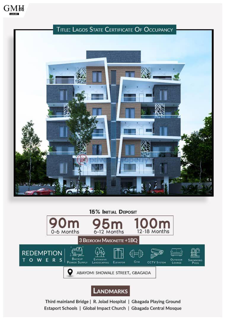 3 bedroom Block Of Flats For Sale Redemption Tower Estate. Pay Little By Little Gbagada Lagos - 2