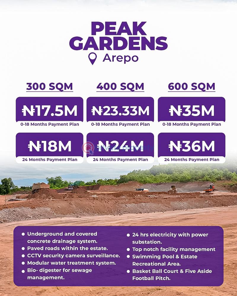 Residential Land For Sale Arepo Lagos Extension Ogun