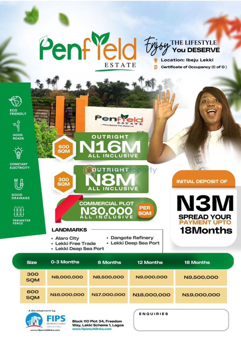 Land For Sale Lekki Deep Sea Port, Ibeju Lekki Lagos Island  - 2