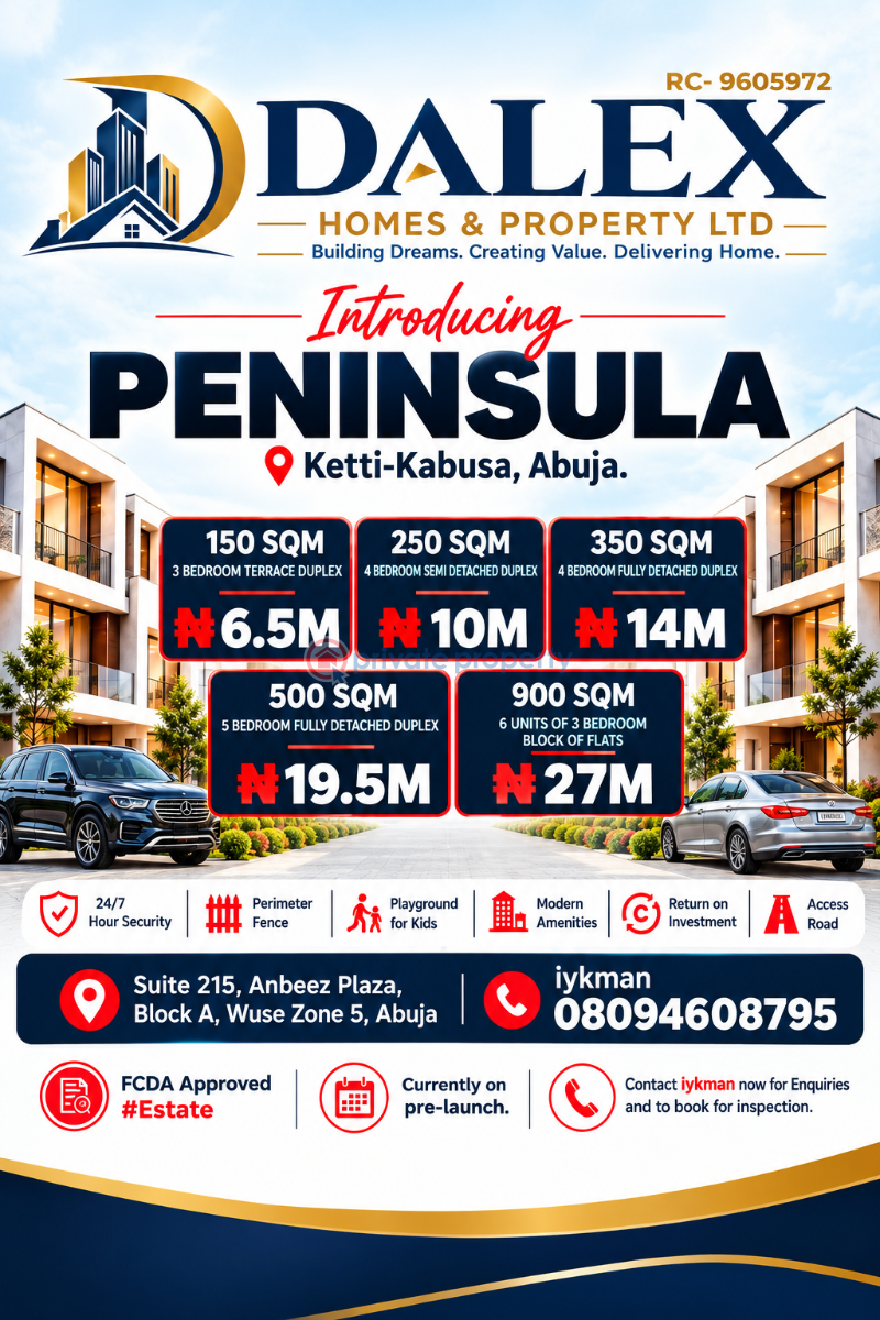 4 bedroom Residential Land For Sale Ketti Kabusa Abuja Phase 3 