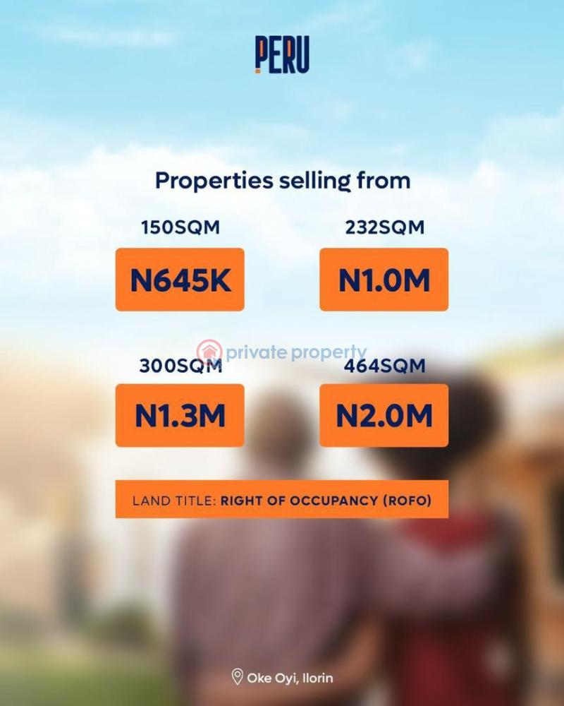 Residential Land For Sale Along Oloru Express Road Ilorin East Kwara