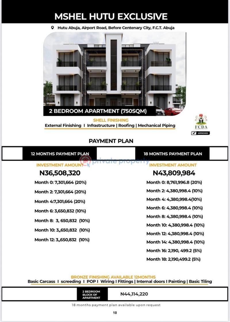 Residential Land For Sale National Stadium, 10 Minutes To Abuja Airport. Galadimawa Abuja Phase 3  - 4