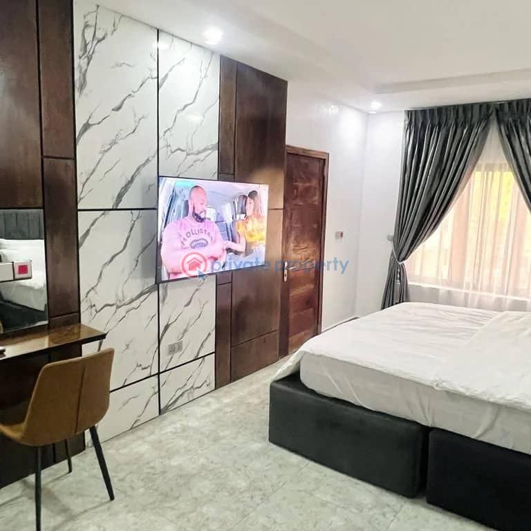 Philip one bedroom serviced apartment - 12 1 bedroom Self Contain Short let Mijl Residence & Villas, Lekki Ikate Elegushi Lekki Lagos - 12