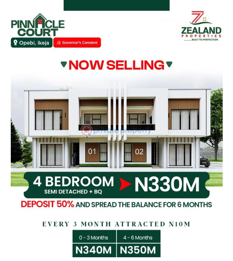 4 bedroom Duplex For Sale . Opebi Ikeja Lagos - 2