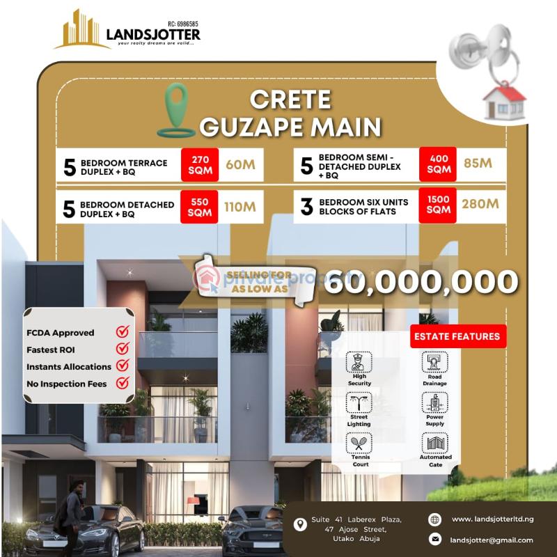 5 bedroom Residential Land For Sale Guzape After Coza Guzape Abuja Phase 1  - 0