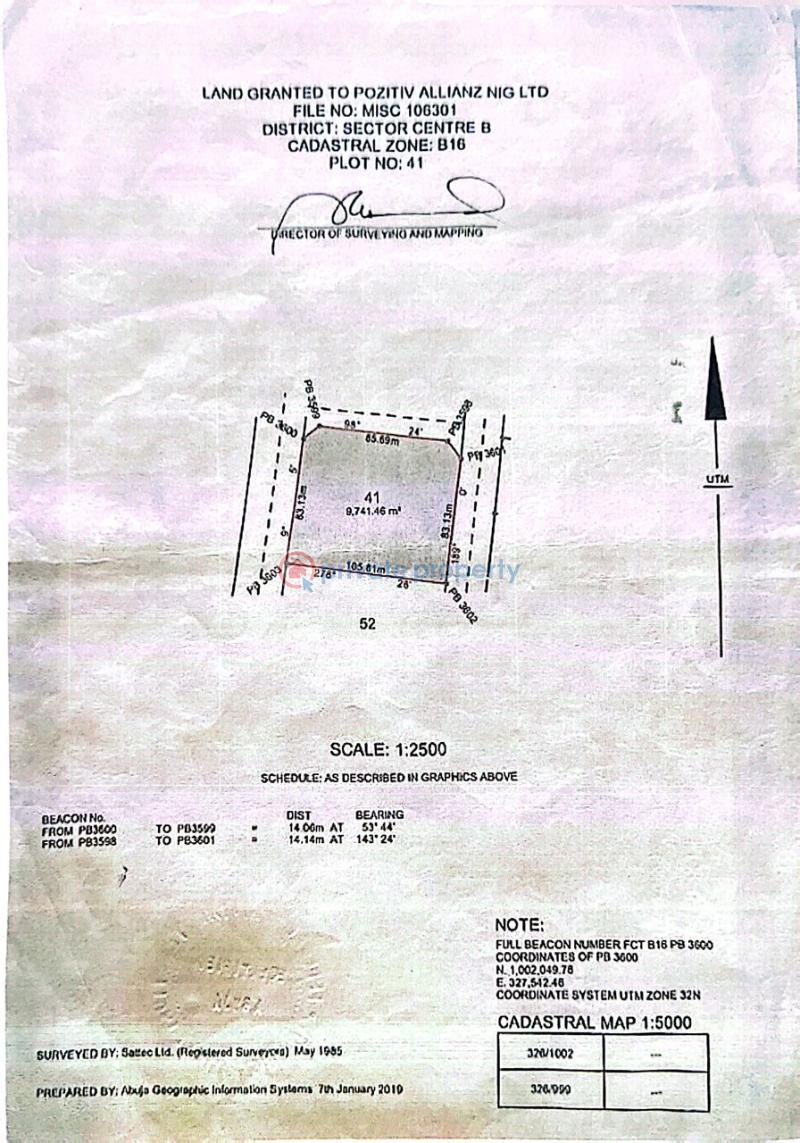 Land For Sale Jabi Abuja Phase 2  - 3