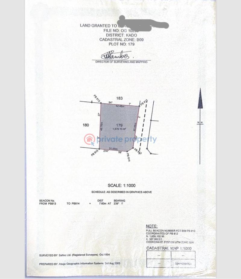 Residential Land For Sale Kado Abuja Phase 2 