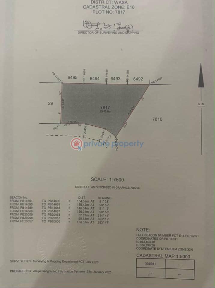 Land For Sale Apo Wasa Apo Abuja Phase 2 