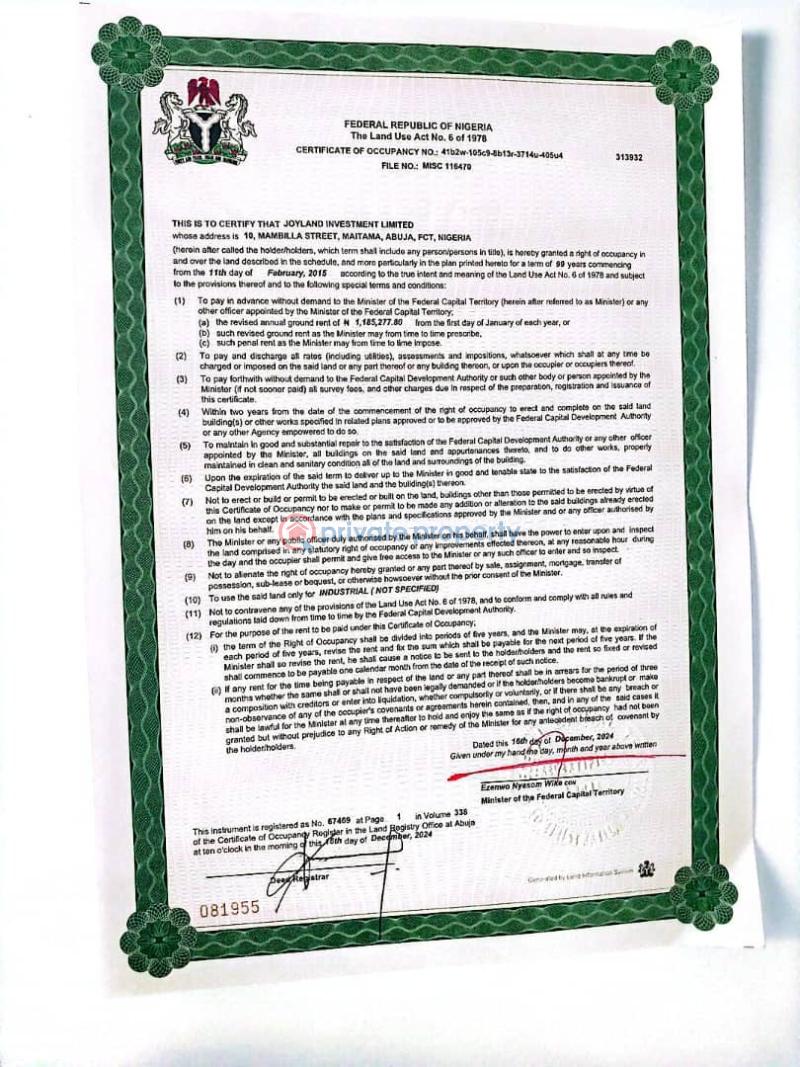 Residential Land For Sale Apo Abuja Phase 2  - 0