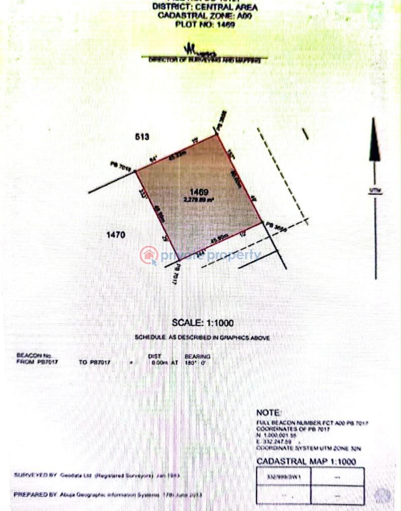 Commercial Land For Sale Central Area Abuja Phase 1 